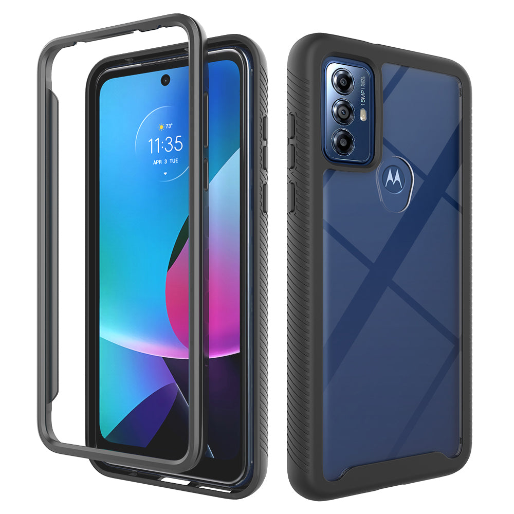 For Motorola Moto G Play (2023) 4G Anti-drop Transparent Phone Case Hard Acrylic PC Soft TPU Hybrid Cover For Motorola Moto G Play (2023) 4G Anti-drop Transparent Phone Case Hard Acrylic PC Soft TPU Hybrid Cover